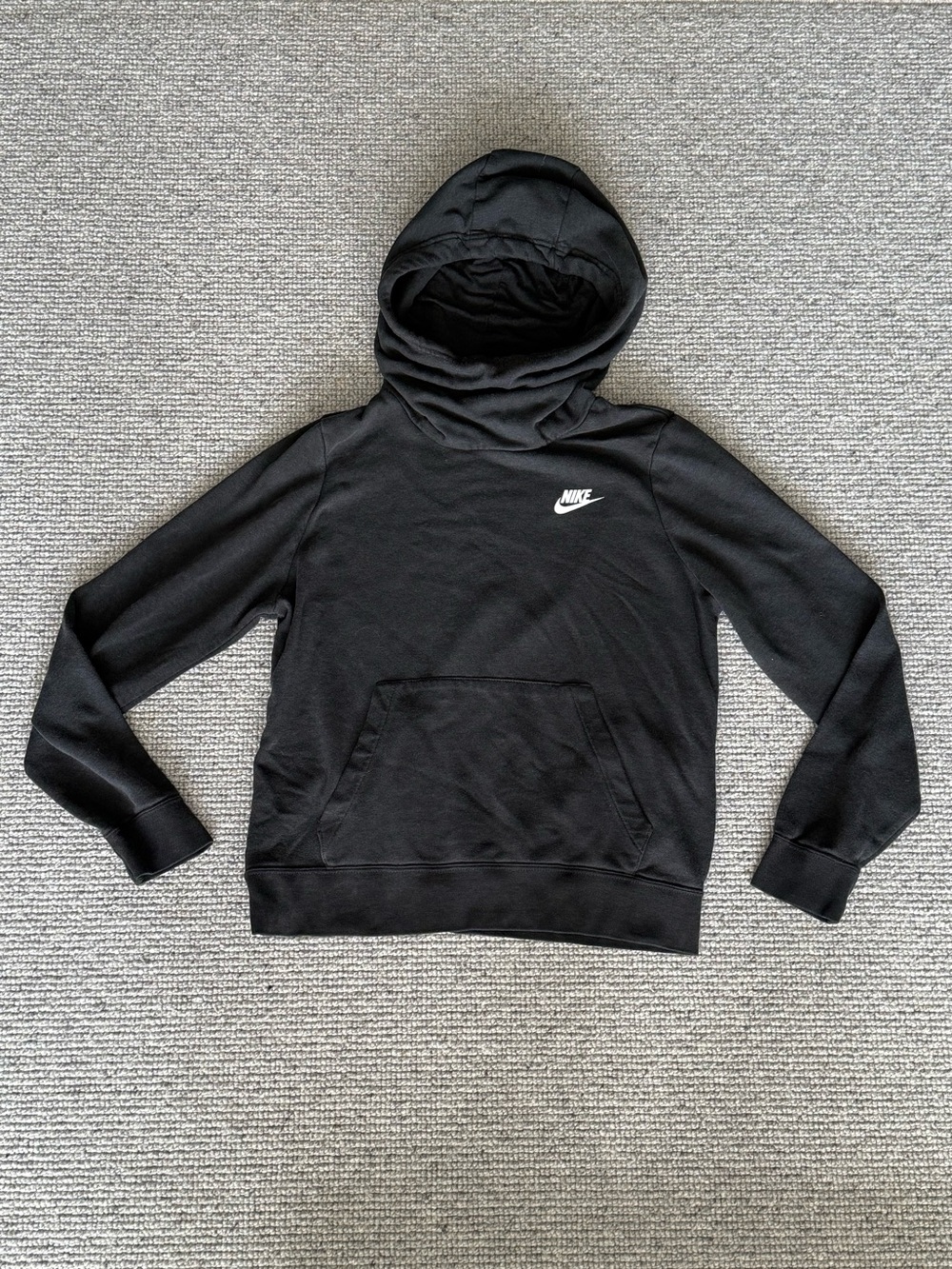 Nike Women's Funnel Neck Sweatshirt Hoodie Small Black Pullover Sweater
